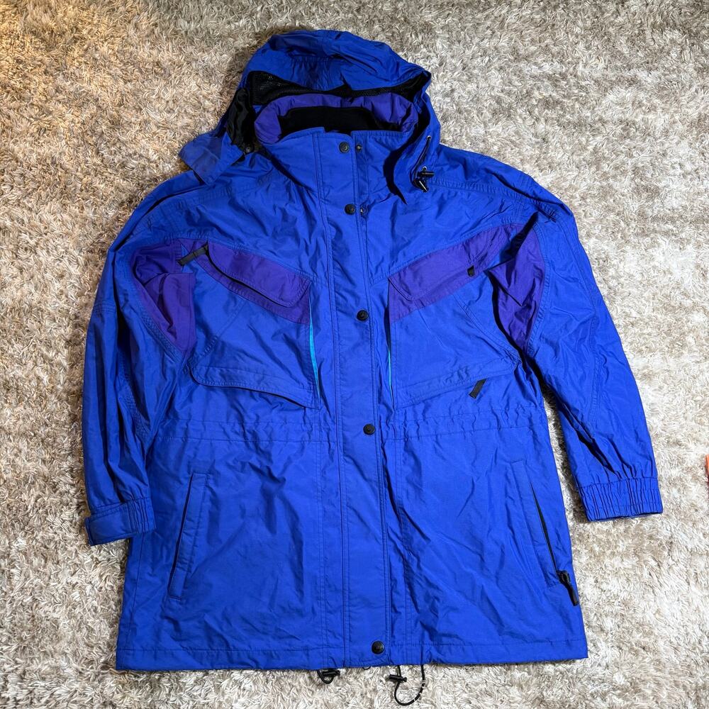 Nordica 90s Ski Jacket Blue Vintgae